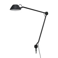 fritz hansen -   lampe de bureau aq01 noir design aluminium